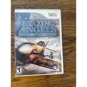 Blazing Angels: Squadrons Of WWII Nintendo Wii Game Complete With Case & Manual